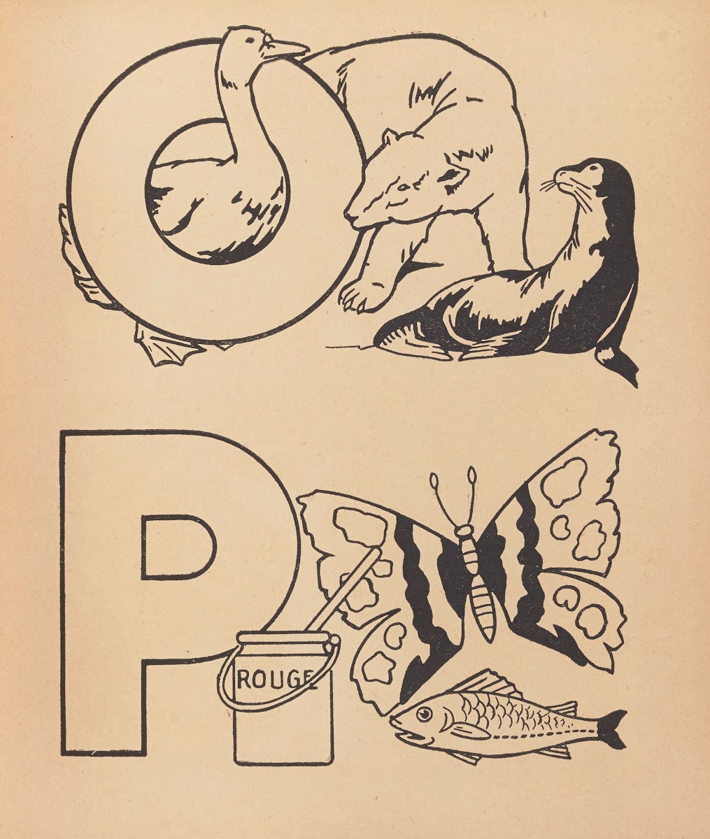 A B C à colorier Pl17 1938