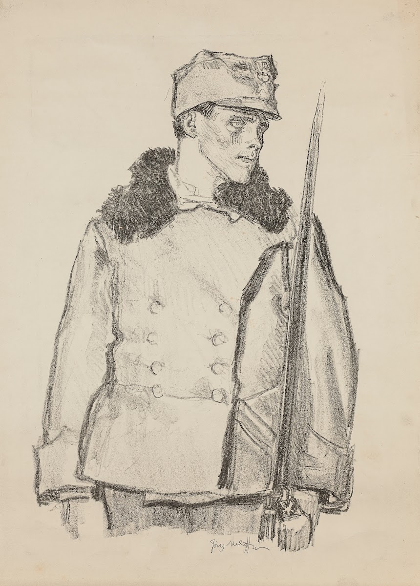 Portrait Study of a Legionnaire 1915   1916