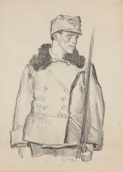 Portrait Study of a Legionnaire 1915   1916
