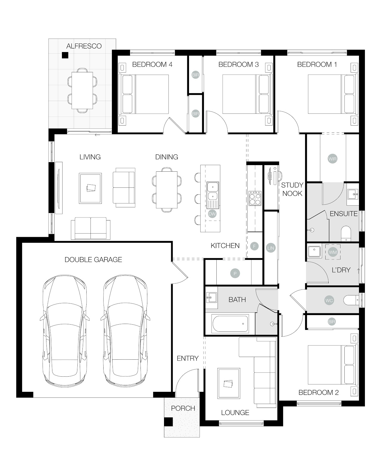 House and Land Investment Property in Parkinson, QLD (3.2% Yield) | Aus Investment Properties - Floor Plan 1