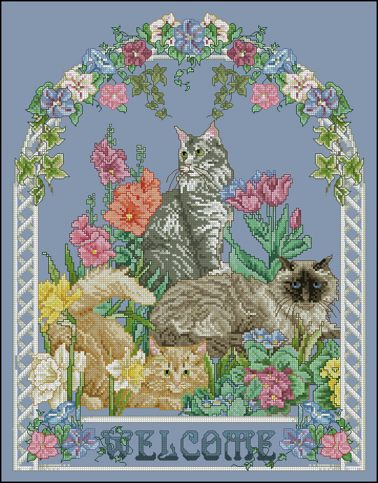 CMP JAN125159 Welcome Cats