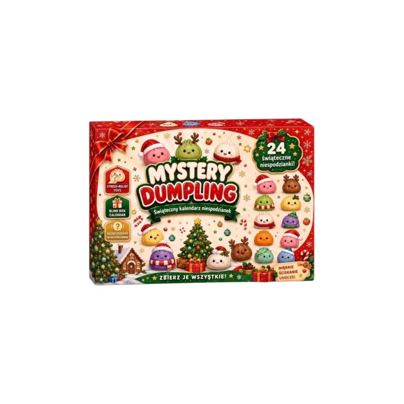 Christmas Advent Calendar with 24 Squeeze Toys