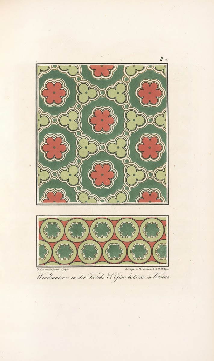 Wandmalerei in der Kirche S Giovanni battista in Urbino 1842