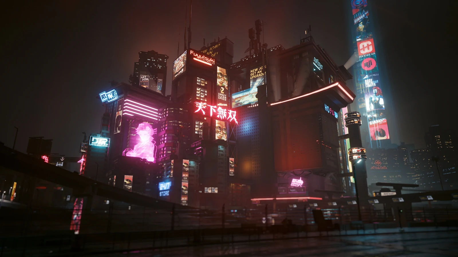 Cyberpunk 2077, City, Video Games, Screen Shot, City Lights 4K Desktop, iPhone Wallpaper Background