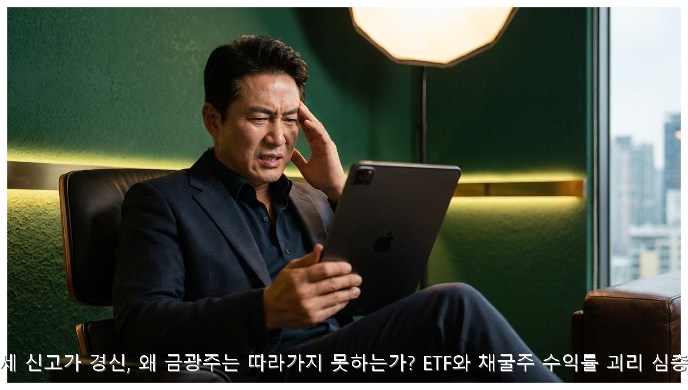 금 시세 신고가 vs 금광주 수익률 괴리 분석 핵심 안내 및 분석 인포그래픽 (2)