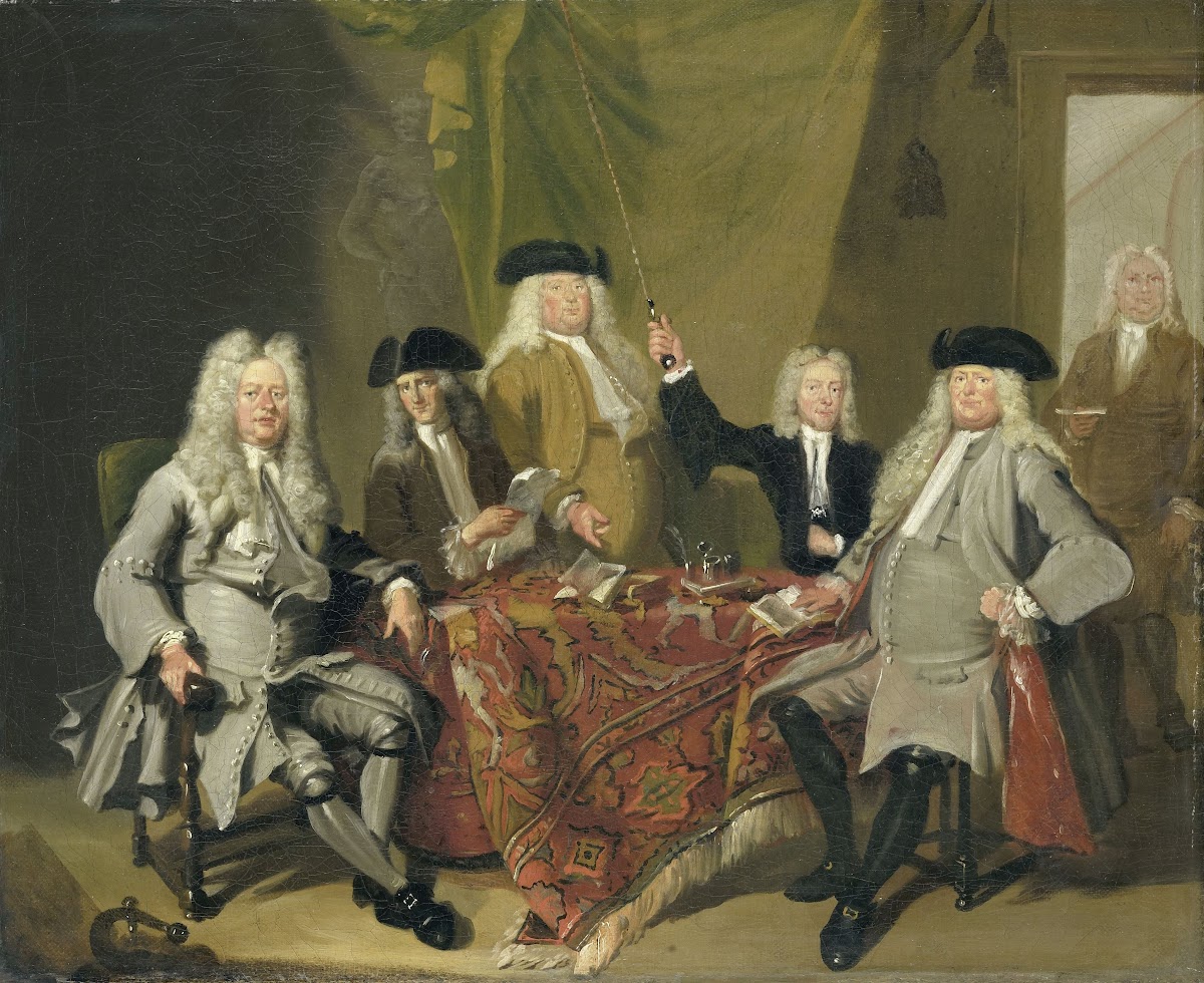 Inspectors of the Collegium Medicum in Amsterdam 1724 1724