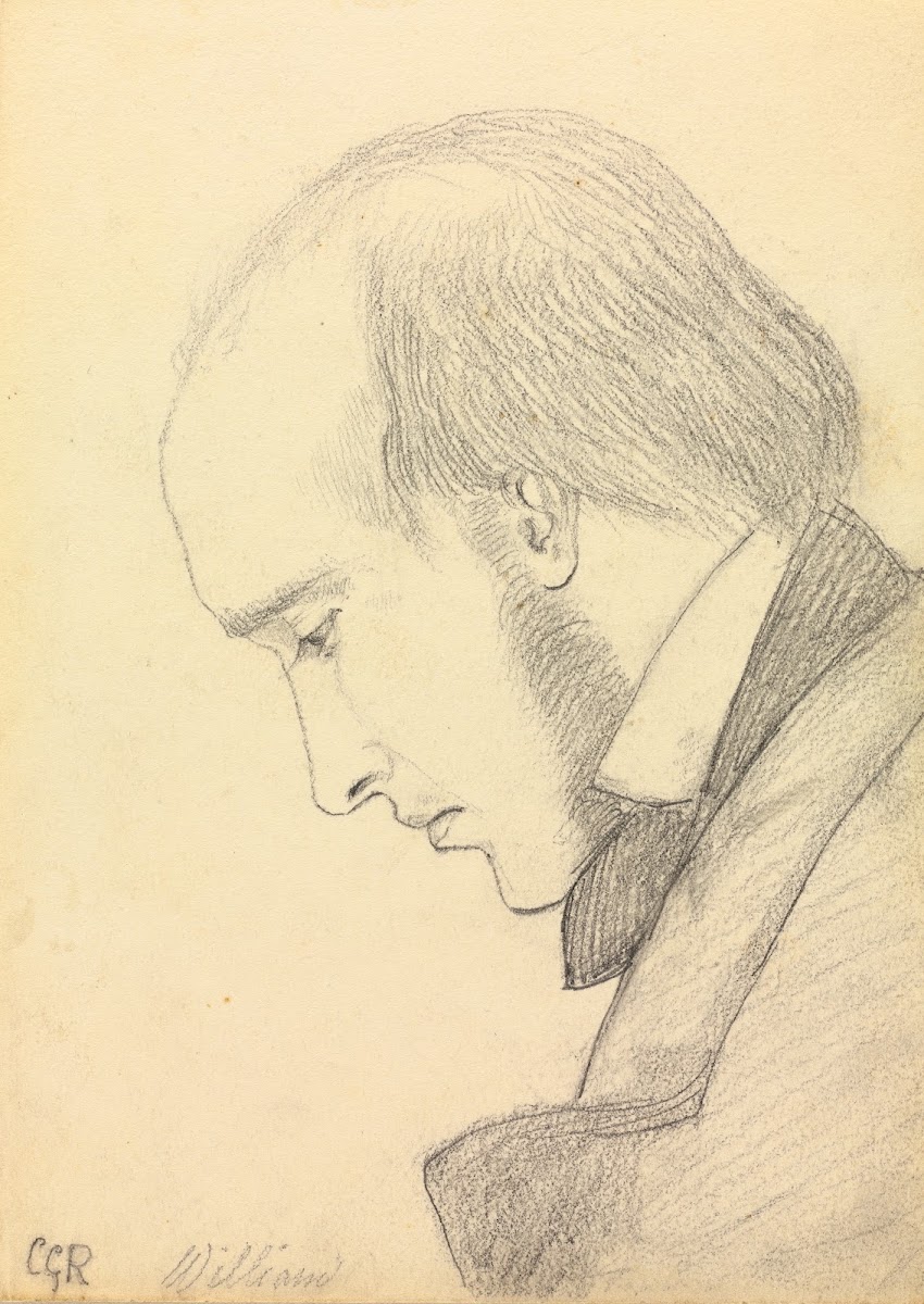 Portrait of William Michael Rossetti c 1853