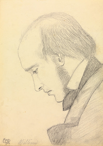 Portrait of William Michael Rossetti c 1853
