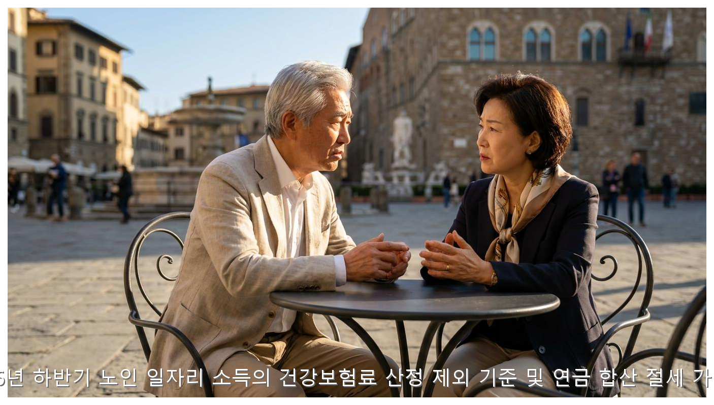 2026년 하반기 노인 일자리 소득의 건강보험료 산정 제외 기준 및 연금 합산 절세 가이드 핵심 안내 및 분석 인포그래픽 (4)