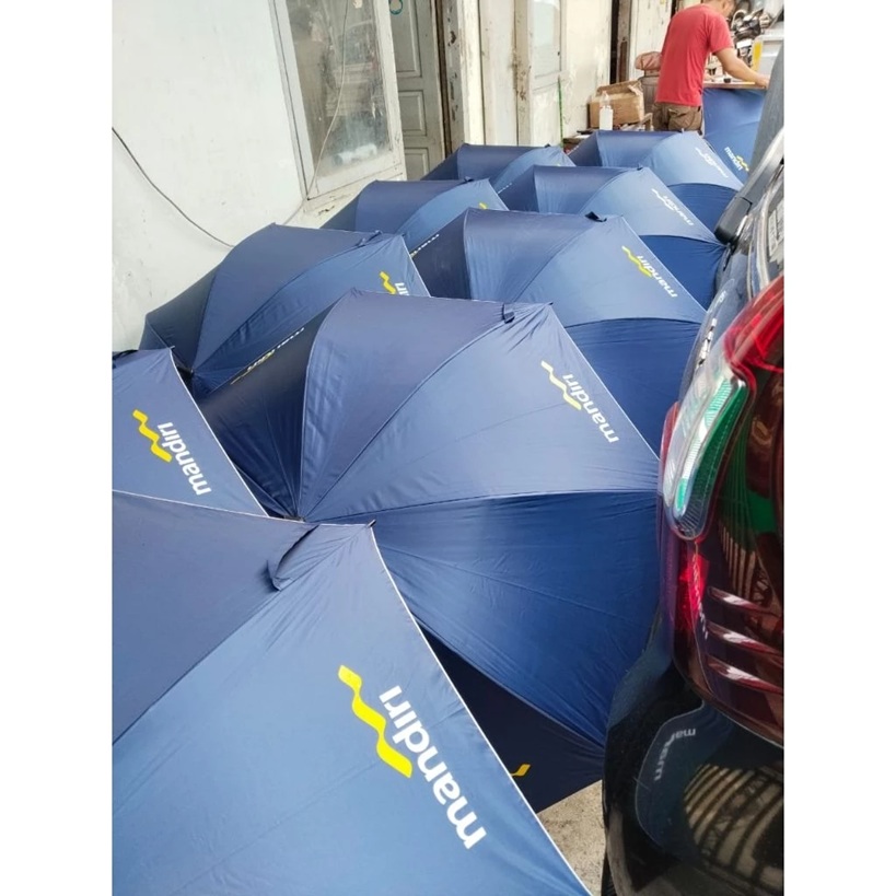 payung golf otomatis/payung golf rangka fiber/payung golf costum — foto 1