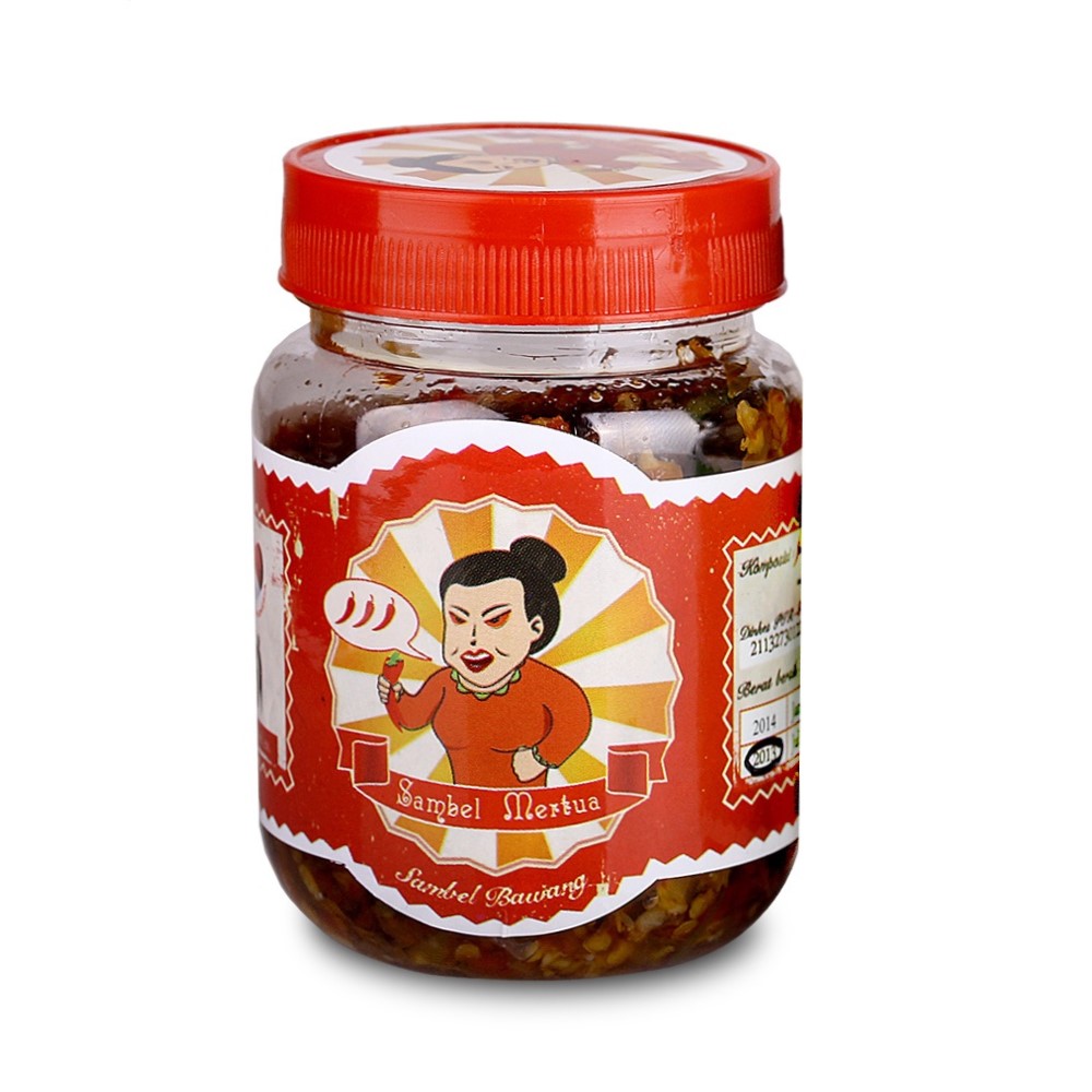 Alternative view of Sambal Mertua Indonesian Sauce Onion Flavor Spicy Level 5 - 180 gram