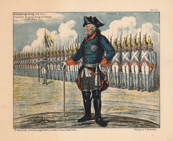 Siebenjähriger Krieg 1756 1763 Friedrich II der grosse König von Preussen 1740 1