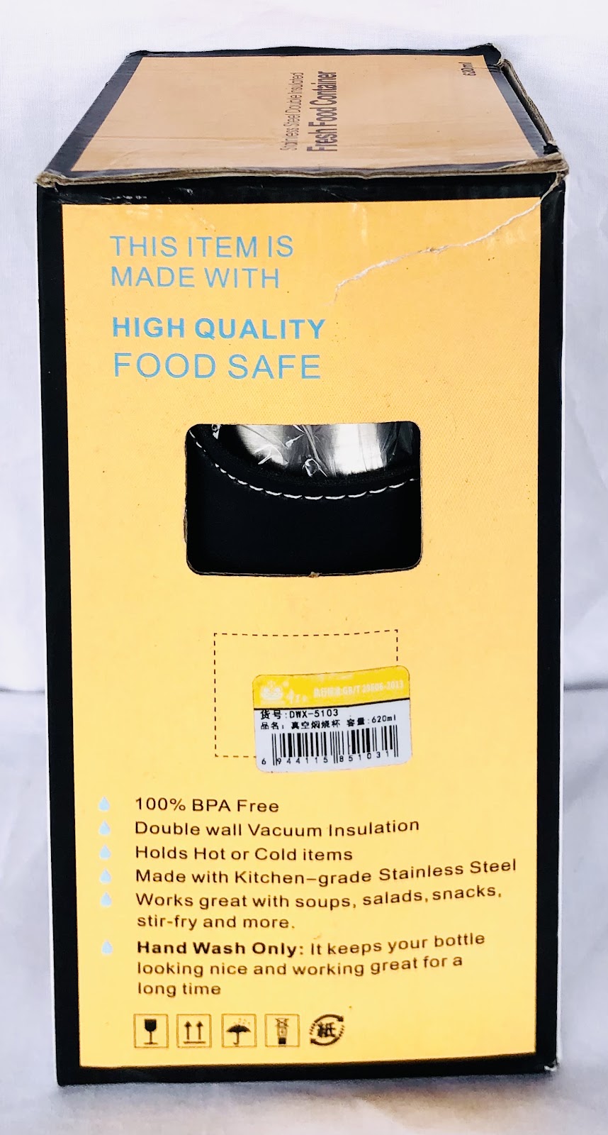 Photo 4 of Stainless steel double insulated food container