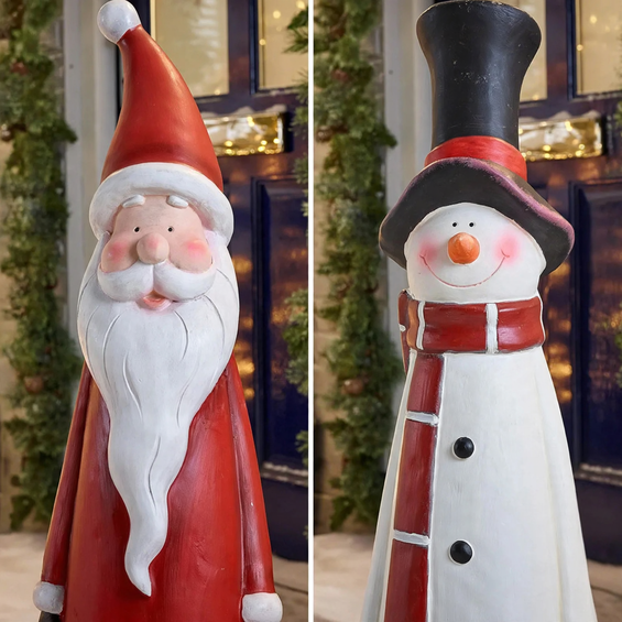 Weihnachts-Wichtelfigur aus Kunstharz