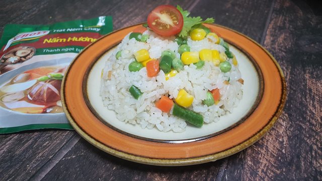 Cơm Chiên Rau Củ Ngũ Sắc Chay