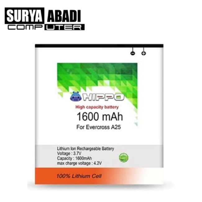 BATERAI HIPPO EVERCROSS A25