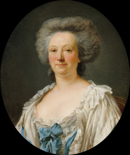 Portrait de femme autrefois identifiée comme Mme Geoffrin 1787