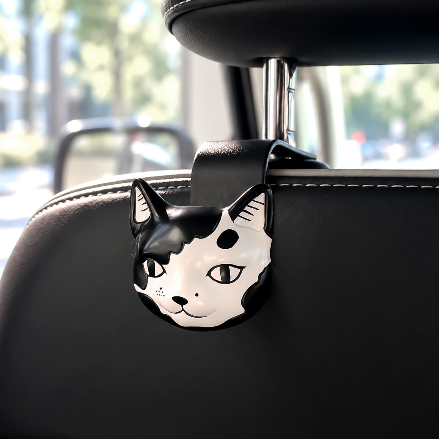 Resin cat car hangers, various designs