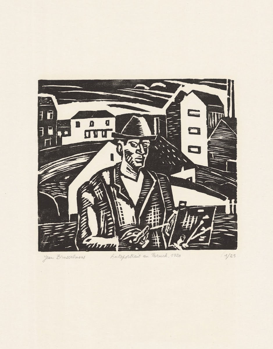 Self portrait with Paruck 1920