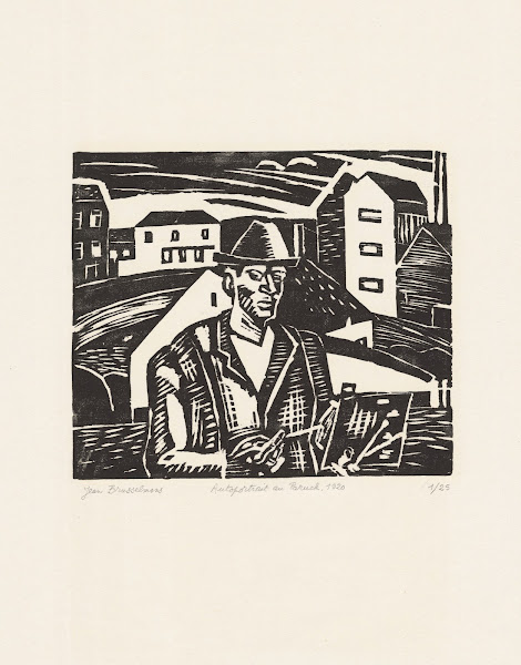 Self portrait with Paruck 1920