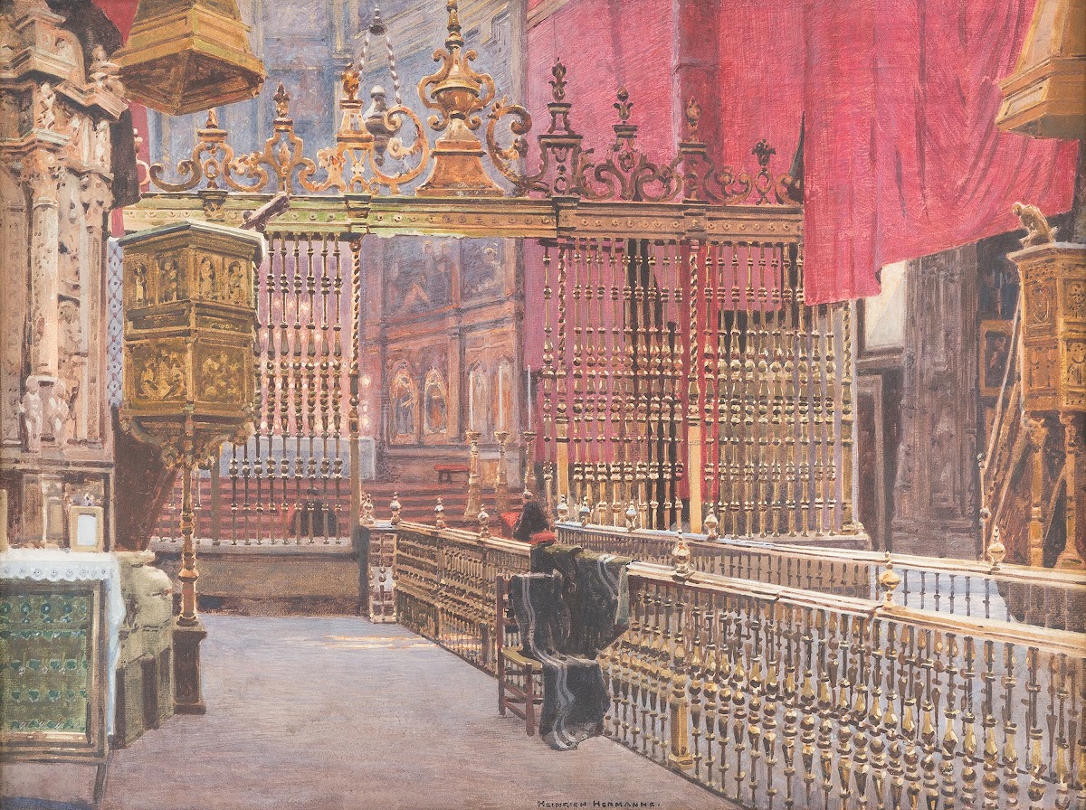 Interior Of The Cathedral Of Ávila Spain