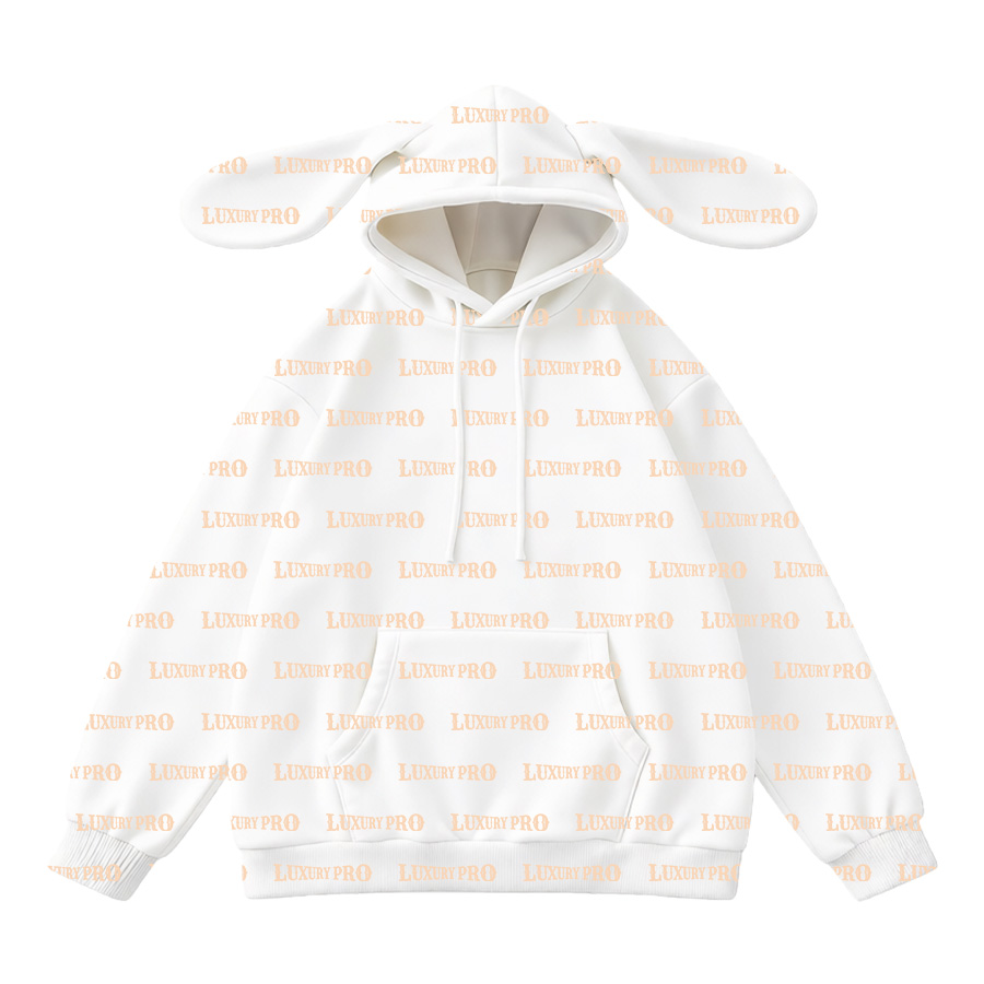 AOP Dog Ear Hooded Sweatshirt