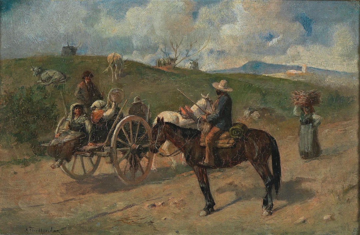 Gespräch auf der Landstraße