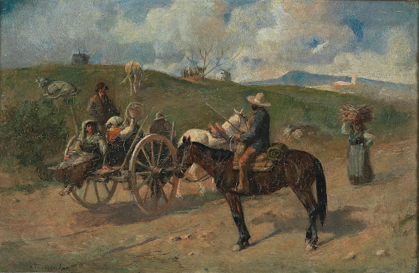 Gespräch auf der Landstraße
