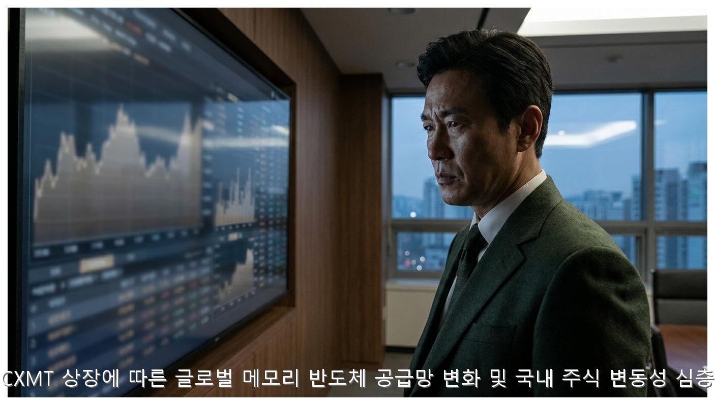 중국 CXMT 상장에 따른 글로벌 메모리 반도체 공급망 변화 및 국내 주식 변동성 심층 분석 핵심 안내 및 분석 인포그래픽 (2)