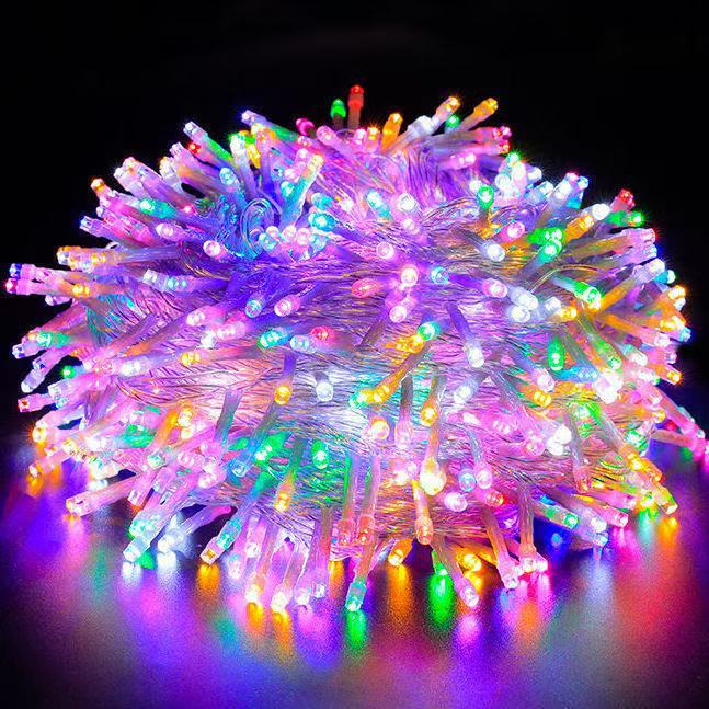 LED string lights with eight flashing effects, 10–50 m