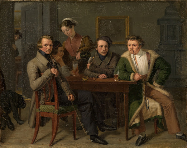 Der Architekt Friedrich Eisenlohr im Kreise seiner Freunde 1829