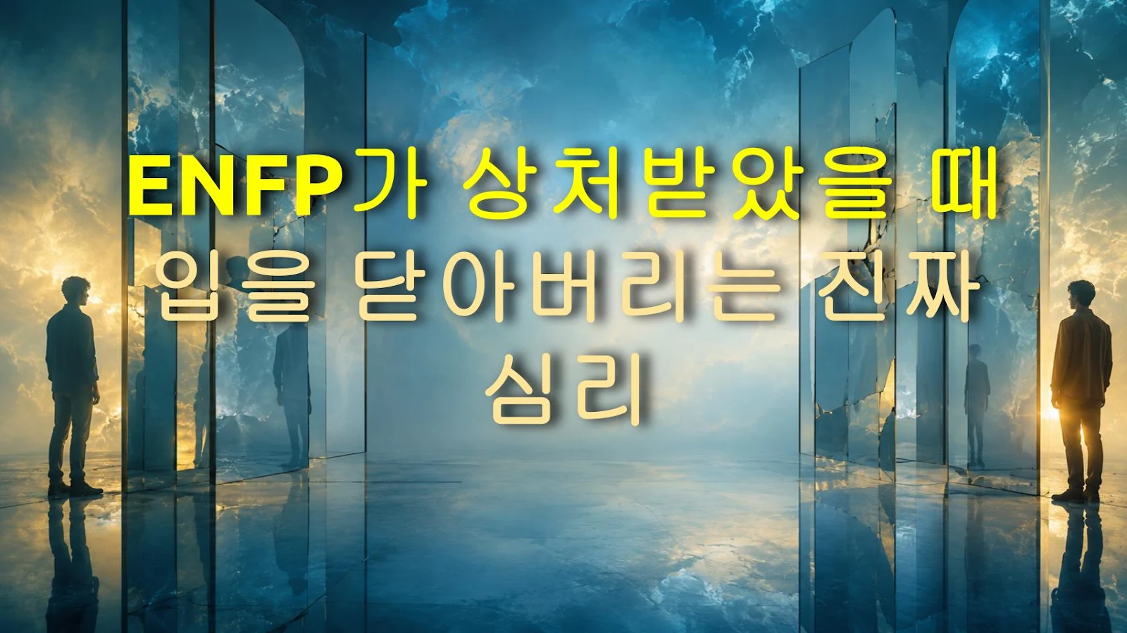 ENFP가 상처받았을 때 입을 닫아버리는 진짜 심리