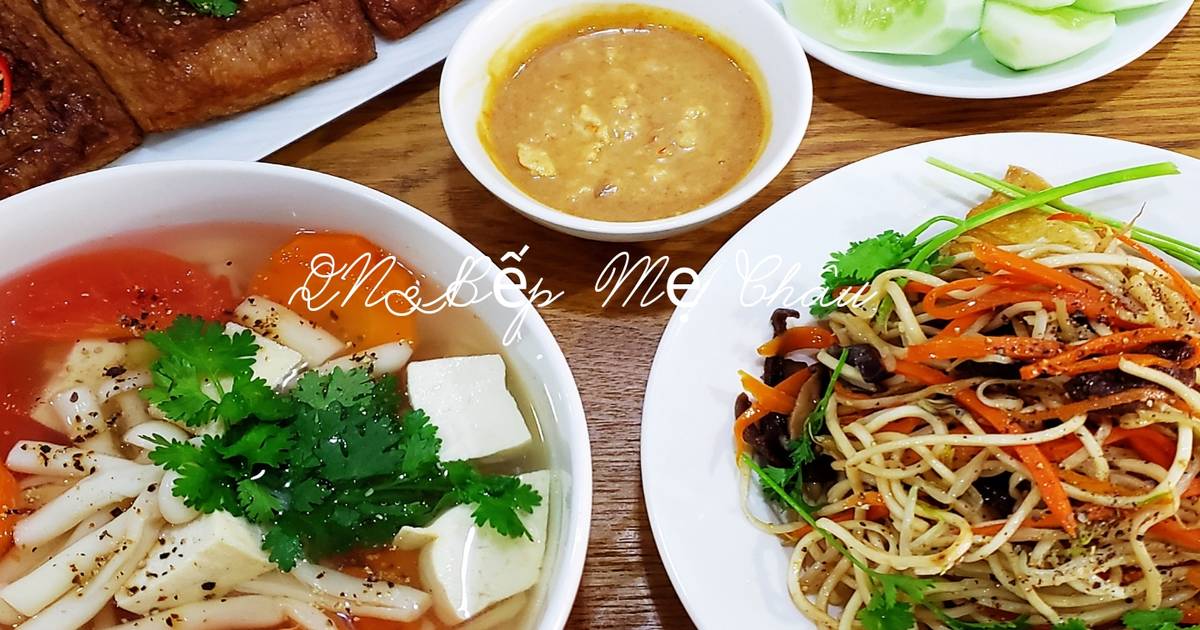 Cơm nhà đơn giản mà ngon 199(cơm chay)