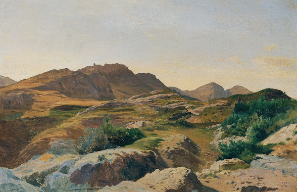 Landschaft im Sabinergebirge 1870