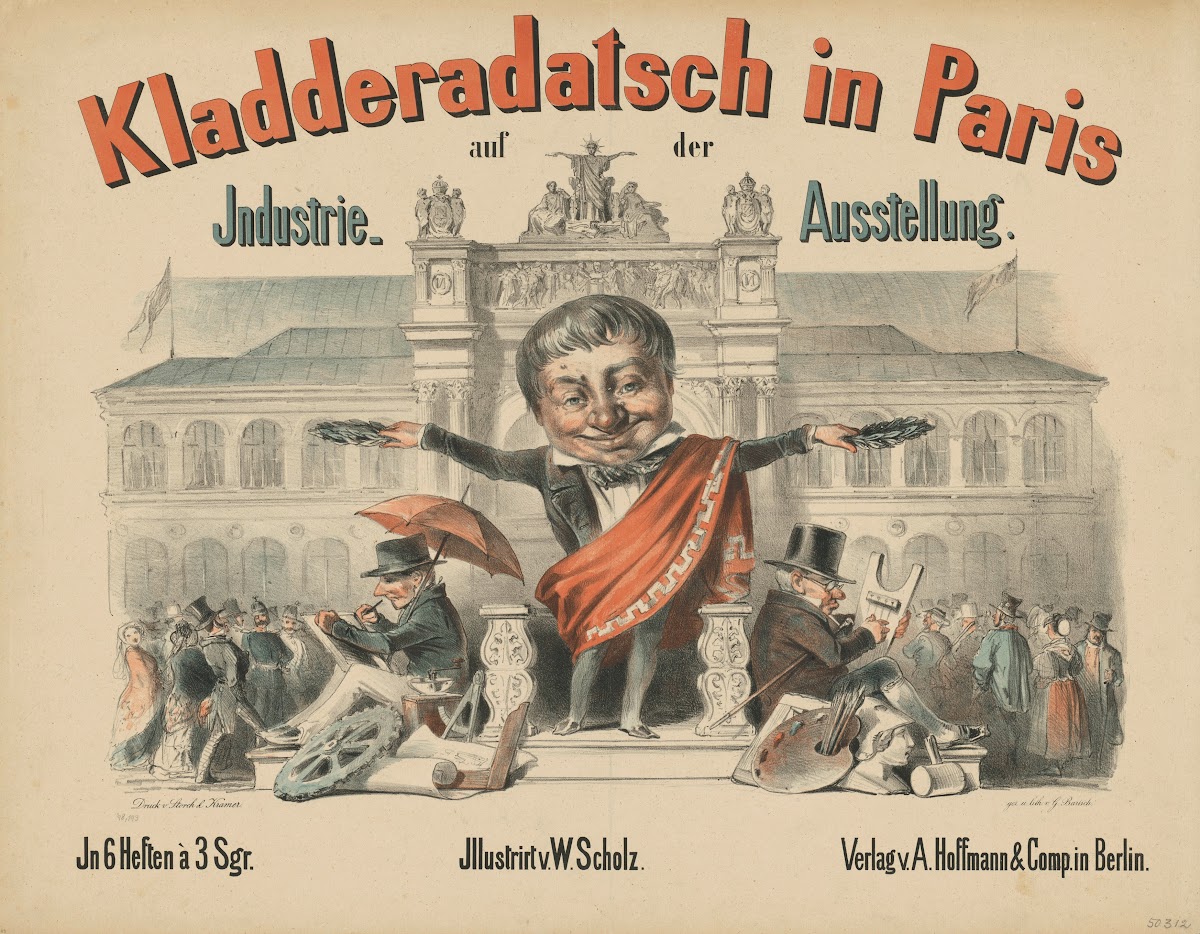 Kladderadatsch In Paris Auf Der Industrie Ausstellung 1855