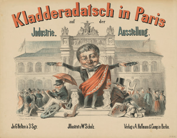 Kladderadatsch In Paris Auf Der Industrie Ausstellung 1855