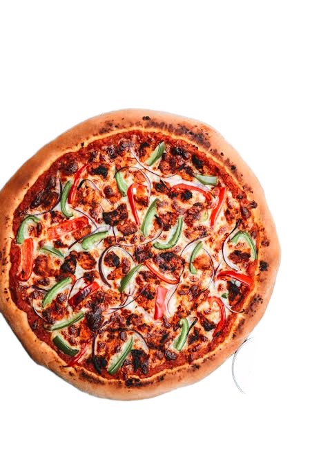 Tandoori Lover — Tandoori chicken, jalapeno, onion, fresh tomato & mixed pepper (H)