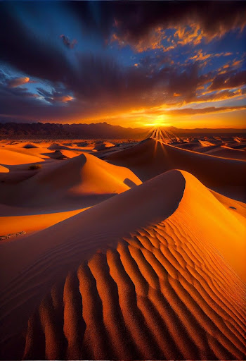 Desert Sunset Picture