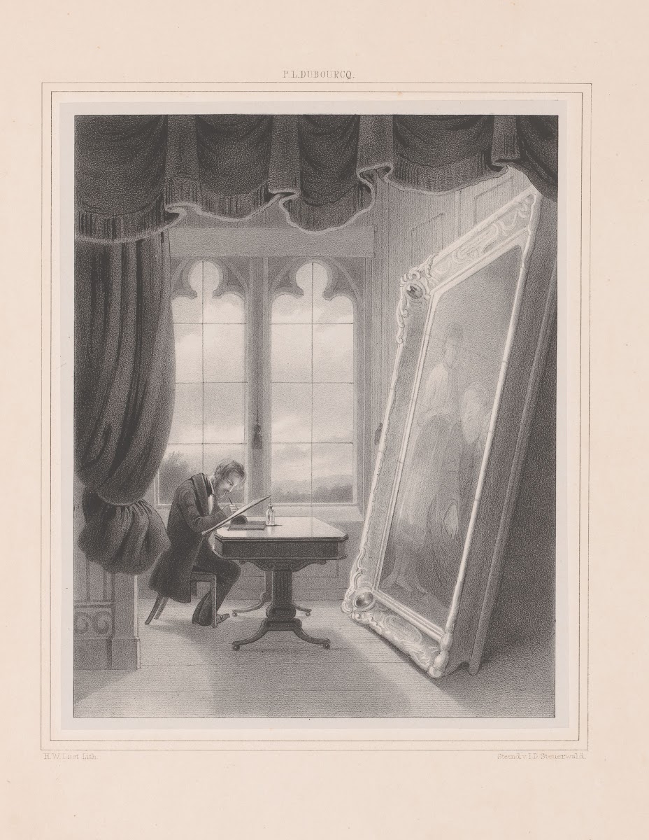 Henricus Wilhelmus Couwenberg kopieert een schilderij 1846