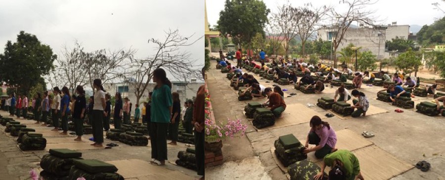 Trung tâm GDQP và AN Trường Đại học Tây Bắc tổ chức tổng kết chương trình đào tạo khóa 46 cho sinh viên Trường Cao đẳng Sư phạm Điện Biên