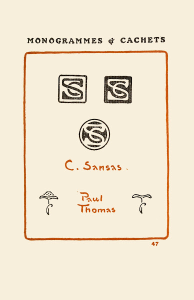 Le second livre des monogrammes, marques, cachets et es libris PL.45