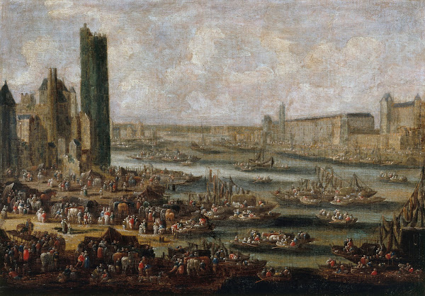 La Tour de Nesle et le Louvre 1685