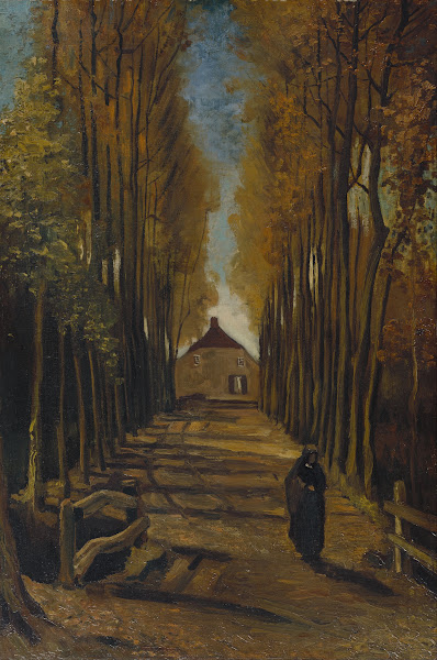 Avenue of Poplars in Autumn 1884