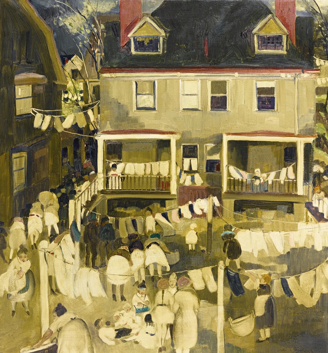 Washday In Spring 1924