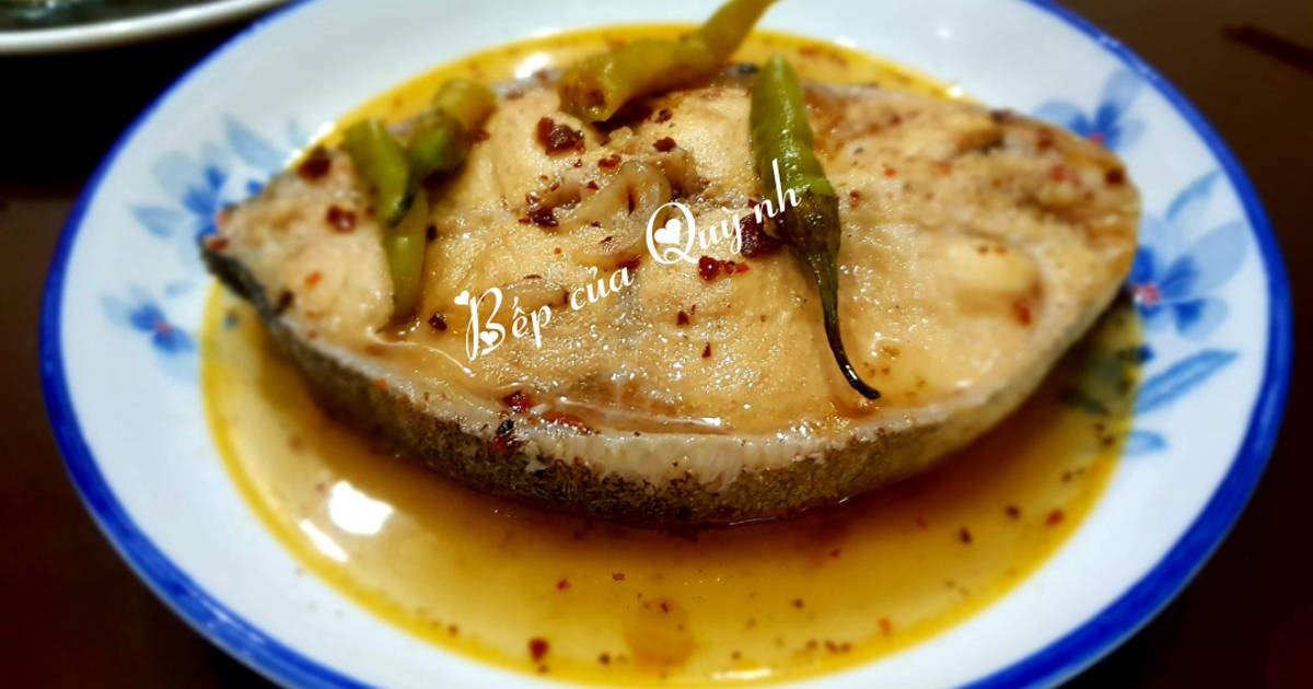 Cá bớp kho ớt xanh