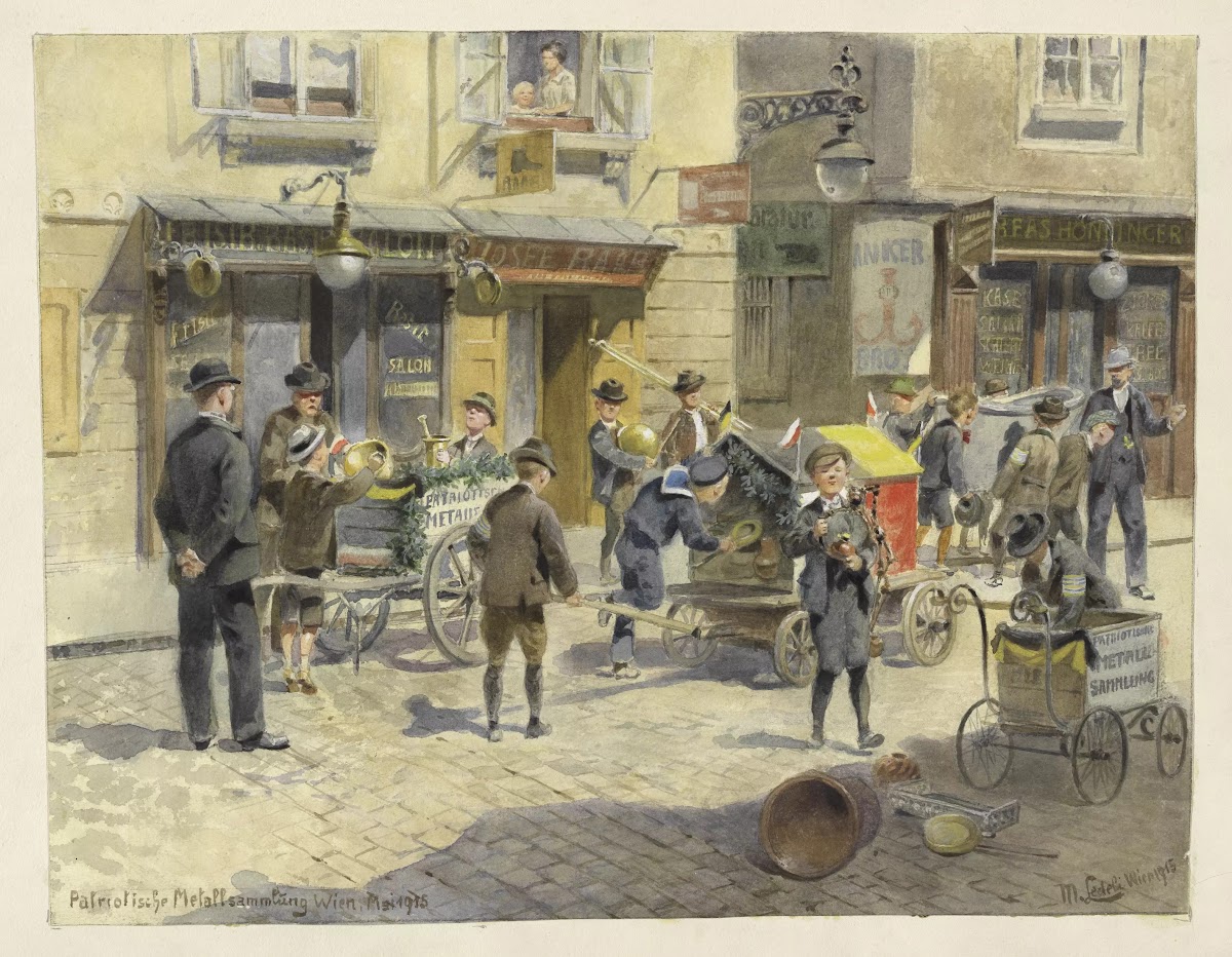Patriotische Metallsammlung Wien Mai 1915 1915