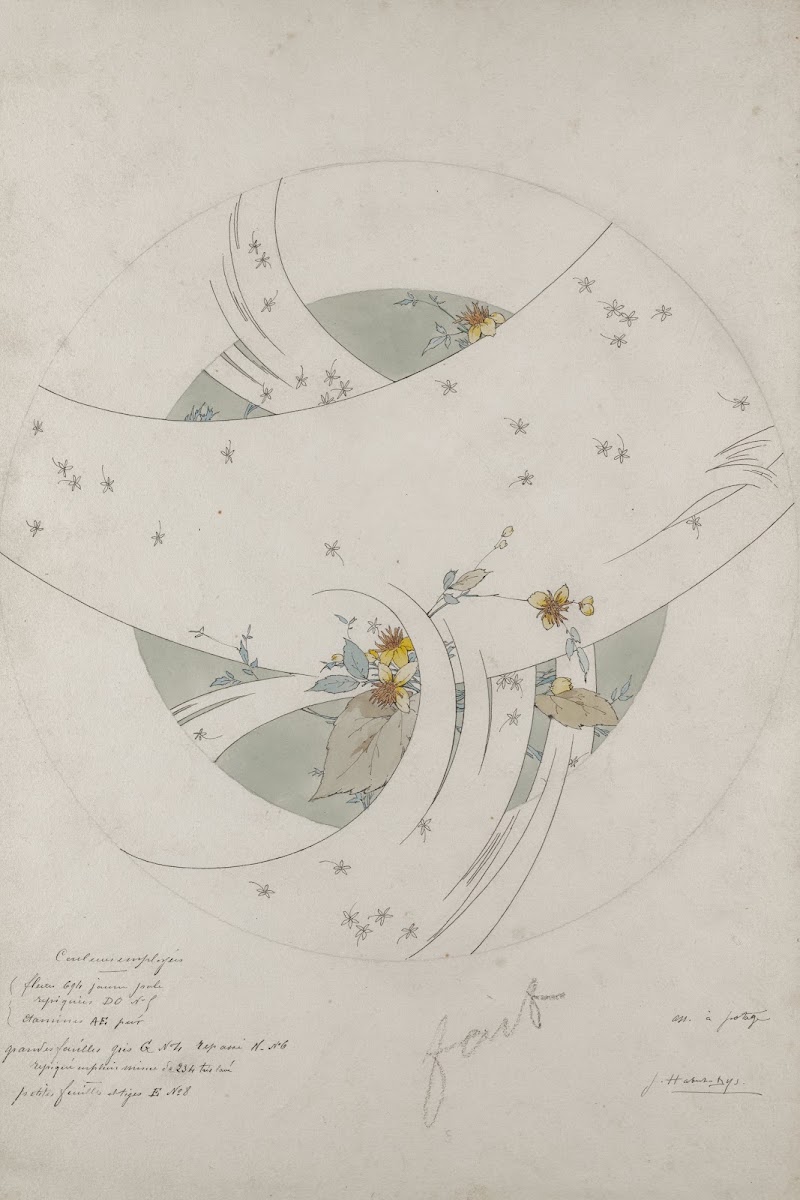 Design for a Soup Plate circa 1889