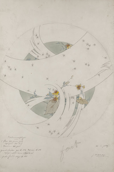 Design for a Soup Plate circa 1889