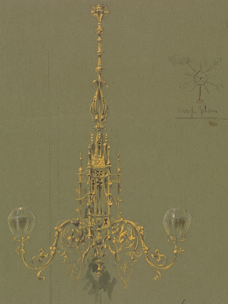 Design executed for Jones and Willis metal and wood workers and church furniture