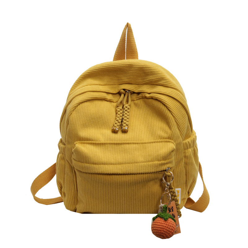 Corduroy Backpack, Breathable, Women